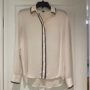 ANN TAYLOR CREAM SMALL BLOUSE